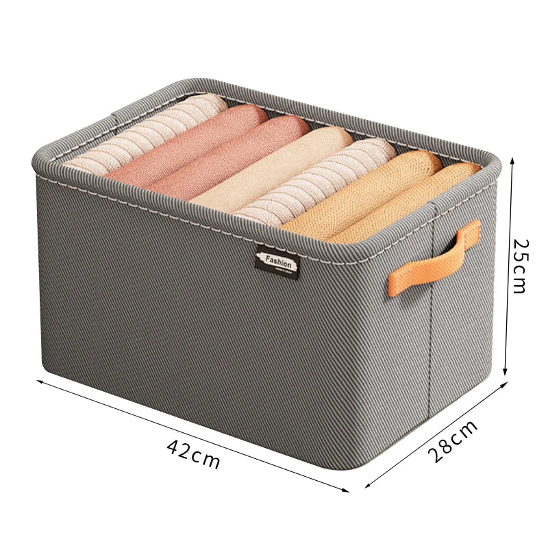 Premium Fabric Foldable Clothes Organizer – Buy 1 Get 3!