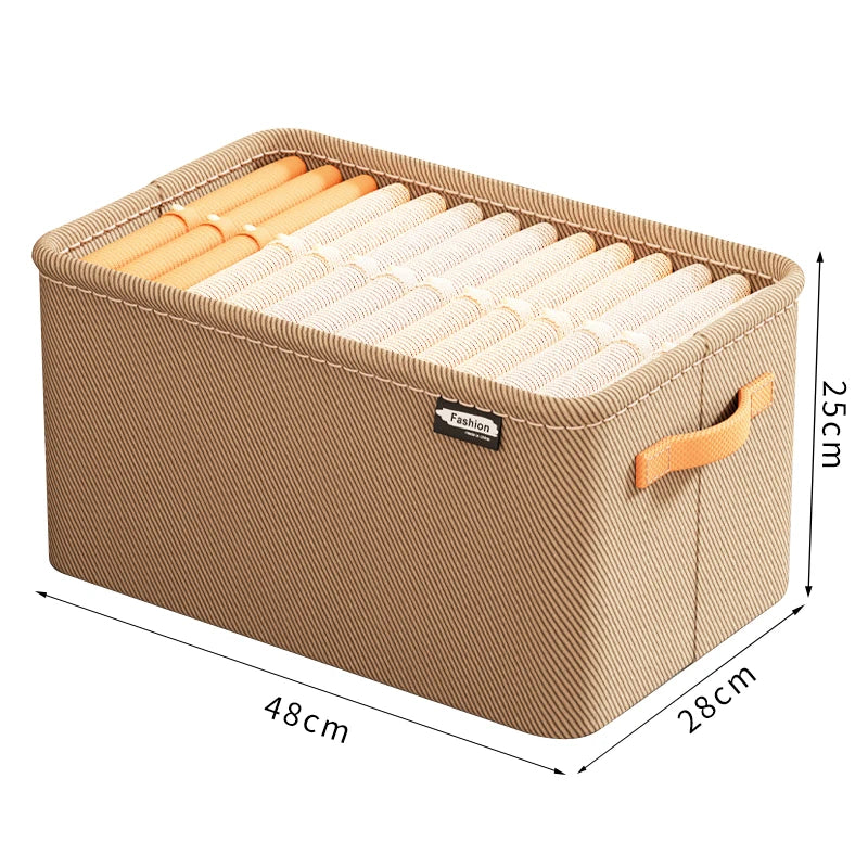 Premium Fabric Foldable Clothes Organizer – Buy 1 Get 3!