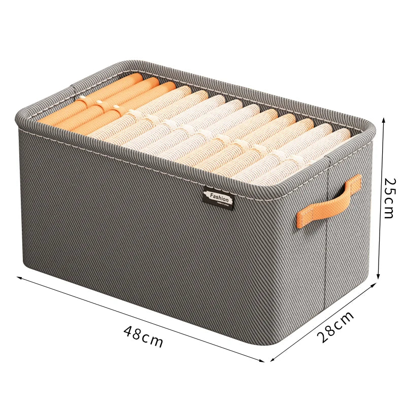Premium Fabric Foldable Clothes Organizer – Buy 1 Get 3!