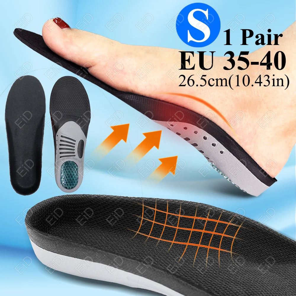Premium Orthotic Gel Insoles Orthopedic Flat Foot Health Sole Pad For Shoes Insert Arch Support Pad For Plantar fasciitis Unisex
