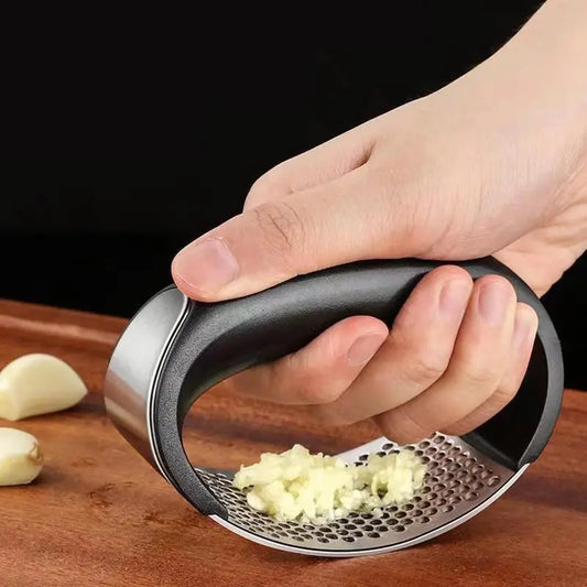 Stainless Steel Garlic Crusher