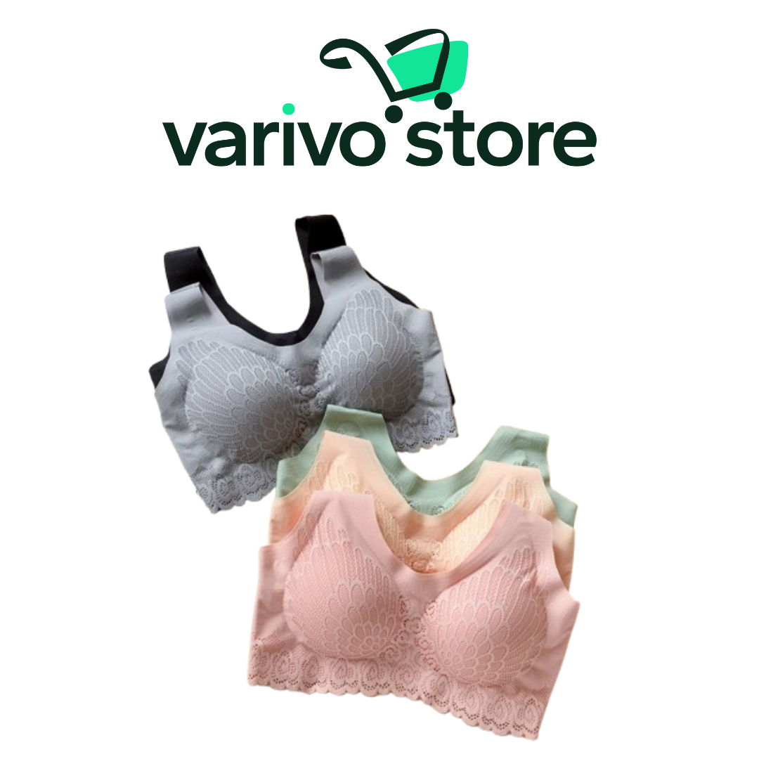 Latex 4.0 Graceful Anti-saggy Breathable Lace Large Size Bra