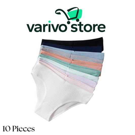 Comfort Cotton Panty Kit – 100% Antibacterial Cotton (PAY FOR 2, GET 10)