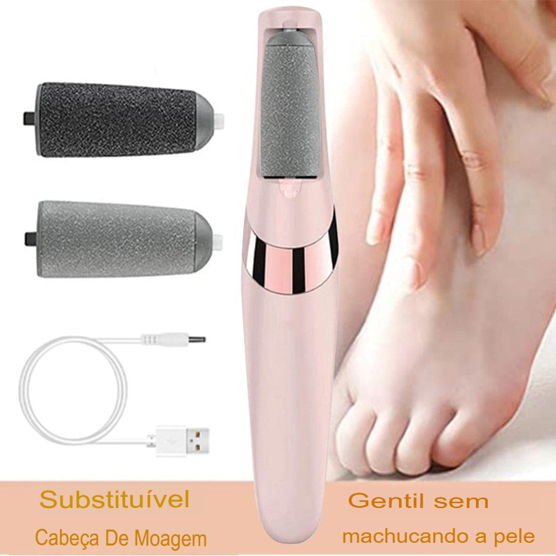 Removedor de Callos y Grietas Eléctrico Recargable + (CABLE USB DE REGALO)