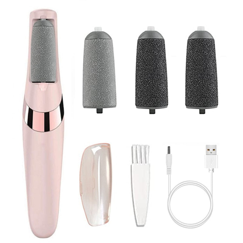 Removedor de Callos y Grietas Eléctrico Recargable + (CABLE USB DE REGALO)
