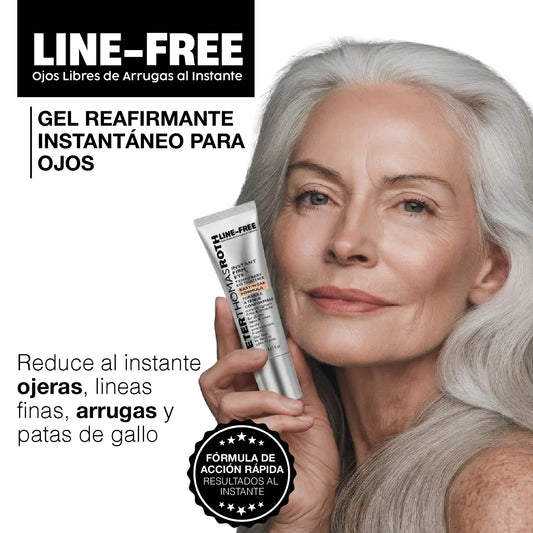 LINE-FREE | TENSOR TEMPORAL + BRUSH | OJOS LIBRES DE ARRUGAS AL INSTANTE