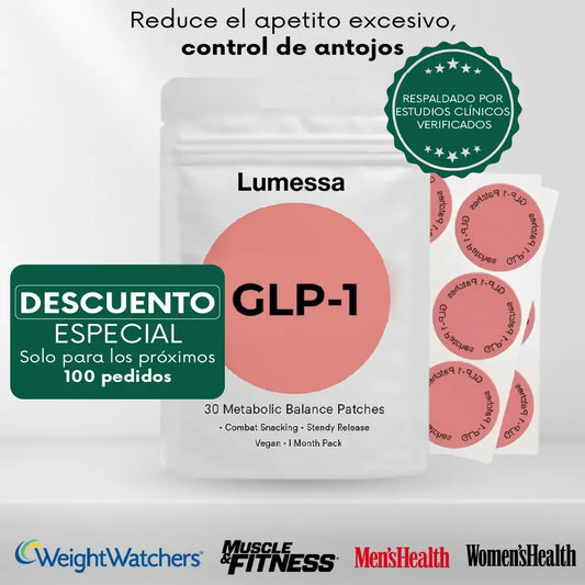 Parches Lumessa con GLP-1 – ¡Comprá 1 y Llevate 5!