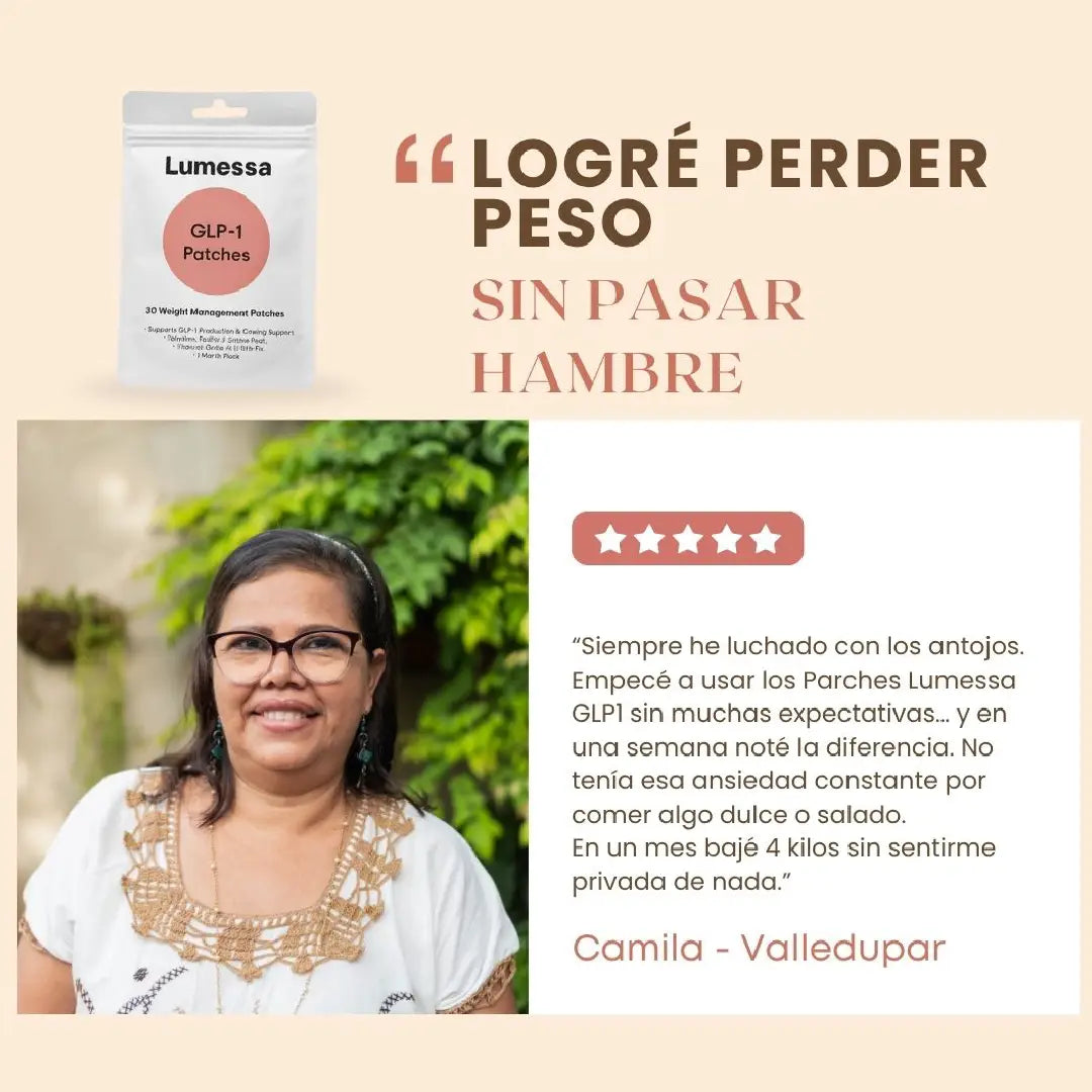 Parches Lumessa con GLP-1 – ¡Comprá 1 y Llevate 5!