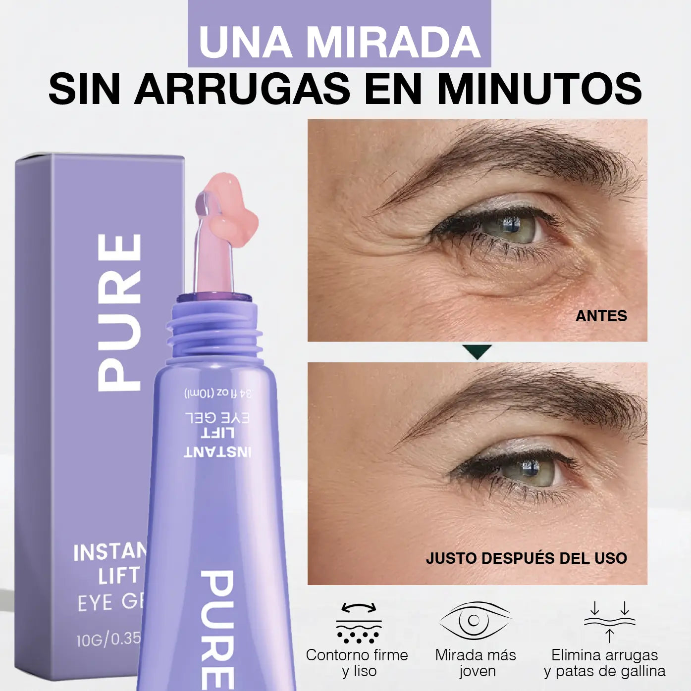 SERUM-LIFT |  TENSOR INSTANTÁNEO | TU MIRADA 5 AÑOS MÁS JOVEN EN MINUTOS
