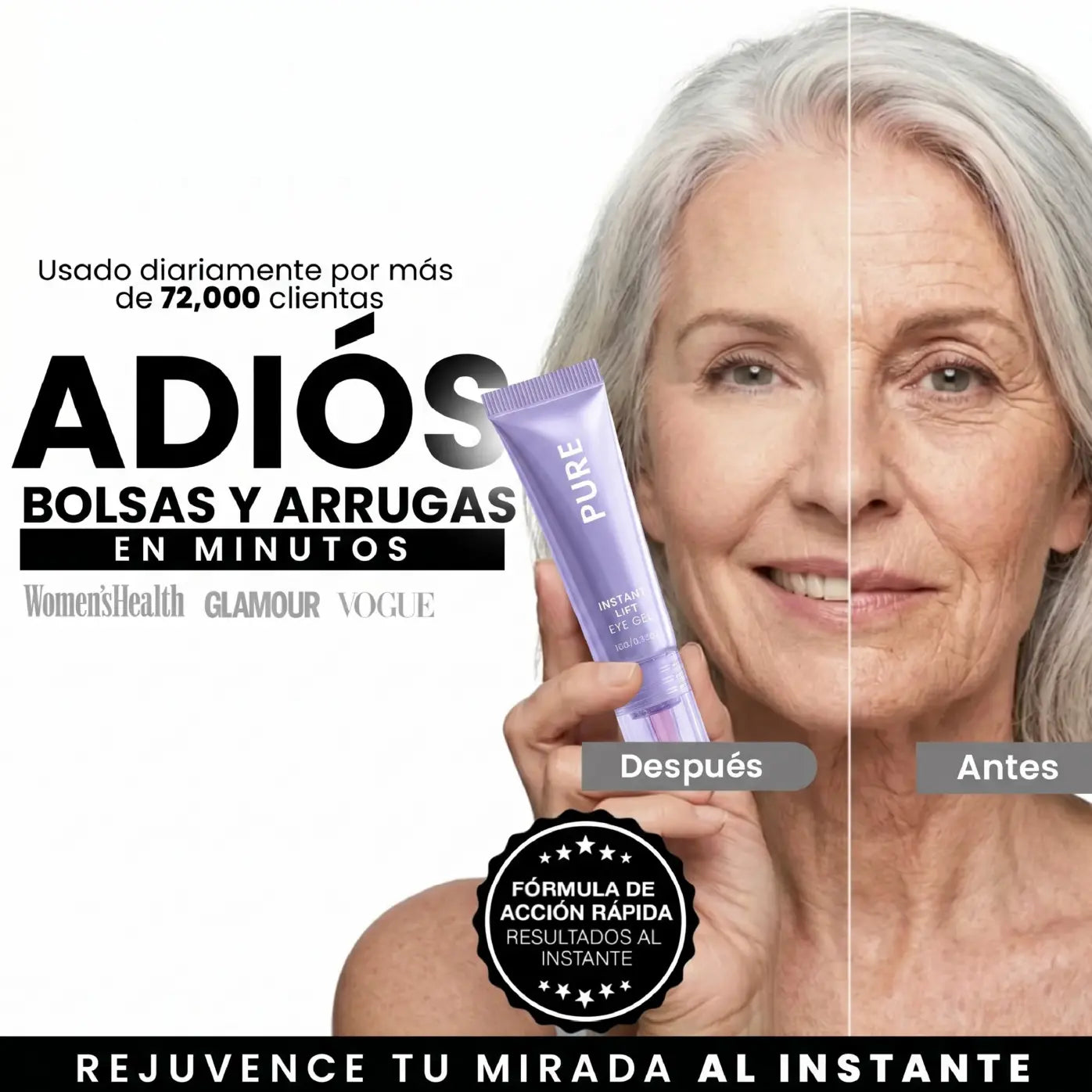 SERUM-LIFT |  TENSOR INSTANTÁNEO | TU MIRADA 5 AÑOS MÁS JOVEN EN MINUTOS