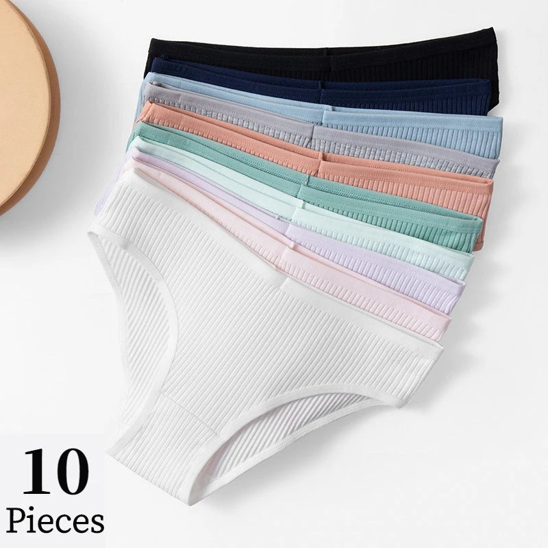 Comfort Cotton Panty Kit – 100% Antibacterial Cotton (PAY FOR 2, GET 10)