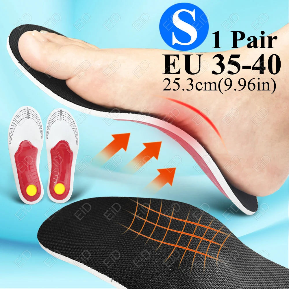 Premium Orthotic Gel Insoles Orthopedic Flat Foot Health Sole Pad For Shoes Insert Arch Support Pad For Plantar fasciitis Unisex