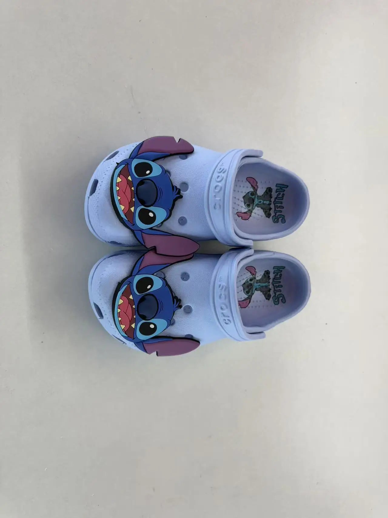 New Disney Cartoon Anime Lilo & Stitch Crocs Boys Girls Adult Casual Beach Non-Slip Breathable Fashion Latest Beach Shoes Gift