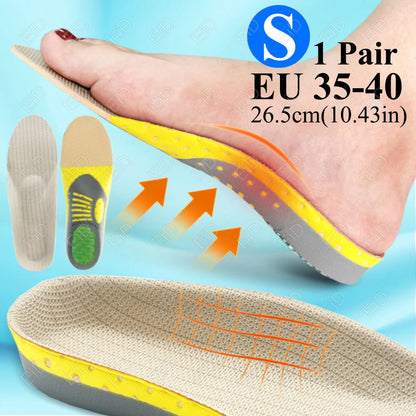 Premium Orthotic Gel Insoles Orthopedic Flat Foot Health Sole Pad For Shoes Insert Arch Support Pad For Plantar fasciitis Unisex
