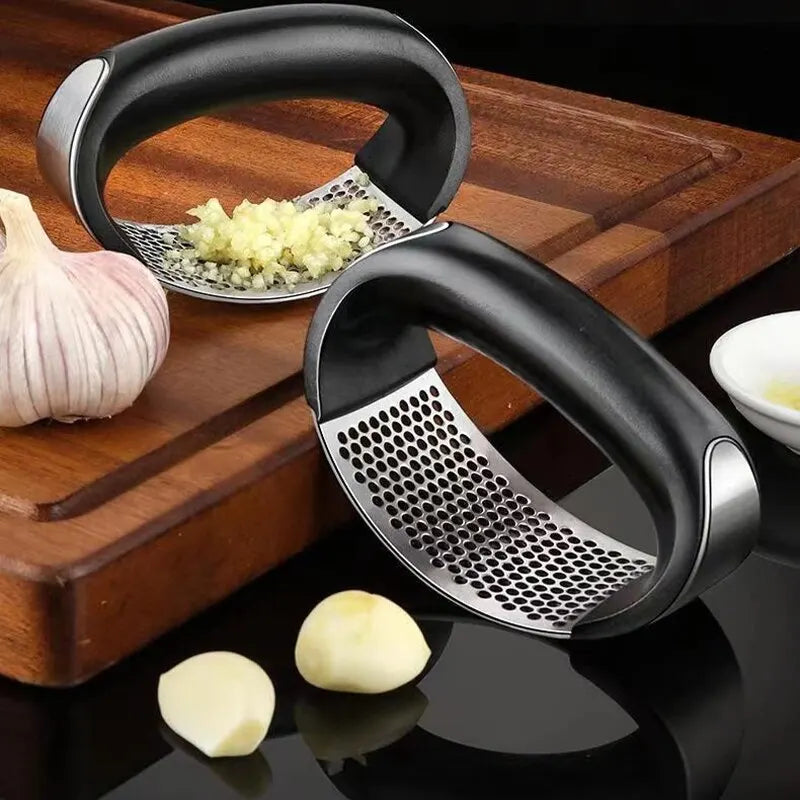 Stainless Steel Garlic Crusher