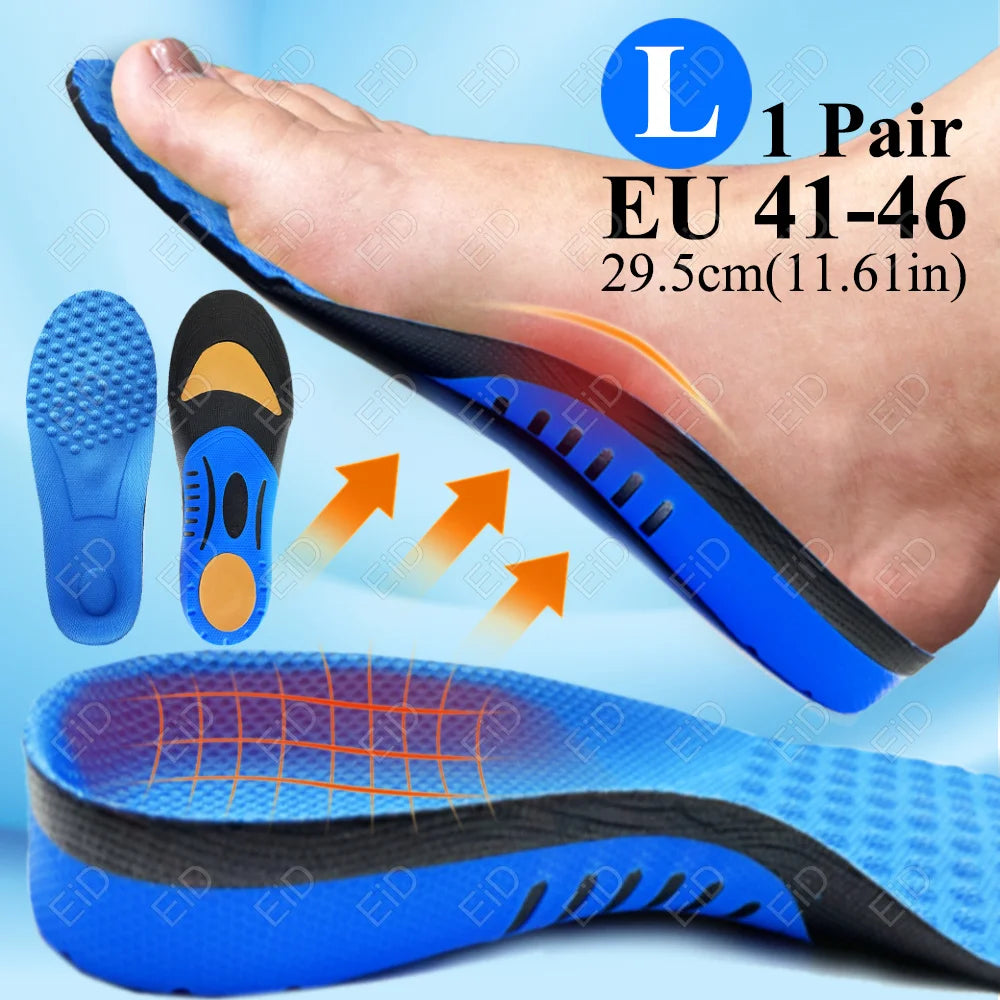 Premium Orthotic Gel Insoles Orthopedic Flat Foot Health Sole Pad For Shoes Insert Arch Support Pad For Plantar fasciitis Unisex