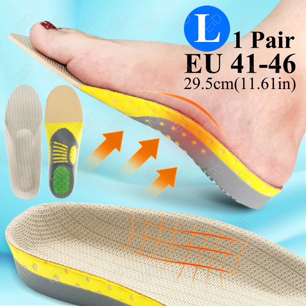Premium Orthotic Gel Insoles Orthopedic Flat Foot Health Sole Pad For Shoes Insert Arch Support Pad For Plantar fasciitis Unisex