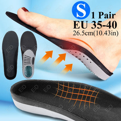 Premium Orthotic Gel Insoles Orthopedic Flat Foot Health Sole Pad For Shoes Insert Arch Support Pad For Plantar fasciitis Unisex