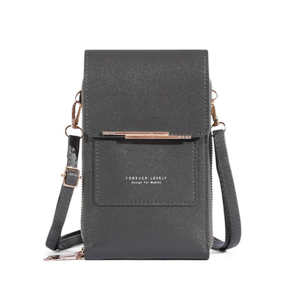 Women Bags Soft Leather Wallets Touch Screen Cell Phone Purse Crossbody Shoulder Strap HandbagFor Female Cheap Womens Bags