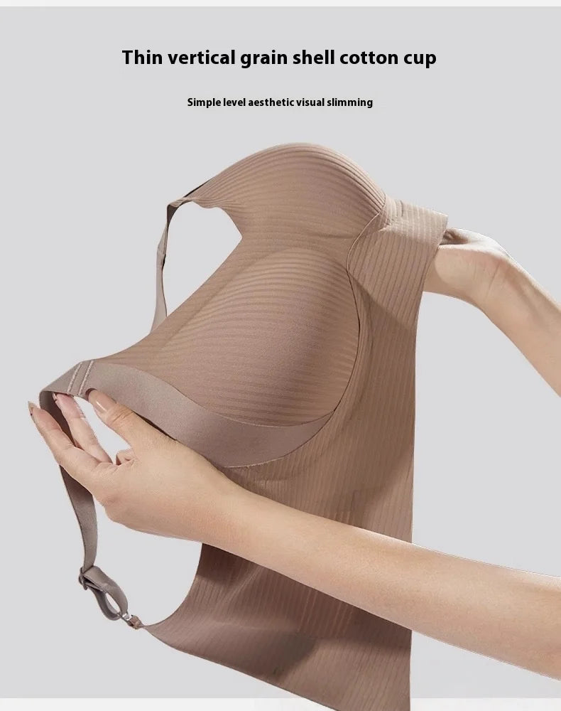 🔥Buy 1 Get 3 Packs - Women's Ribbed Push Up Adjustable Wireless Bra