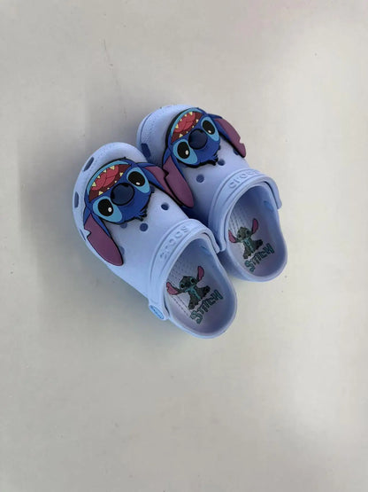 New Disney Cartoon Anime Lilo & Stitch Crocs Boys Girls Adult Casual Beach Non-Slip Breathable Fashion Latest Beach Shoes Gift