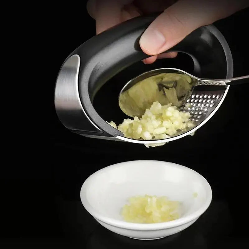Stainless Steel Garlic Crusher