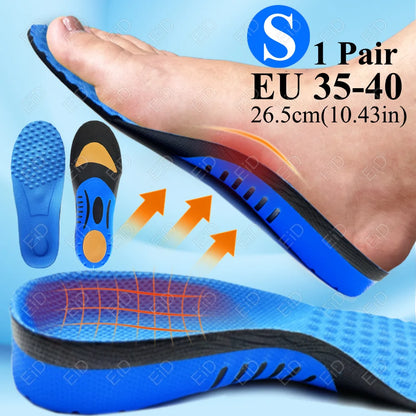 Premium Orthotic Gel Insoles Orthopedic Flat Foot Health Sole Pad For Shoes Insert Arch Support Pad For Plantar fasciitis Unisex